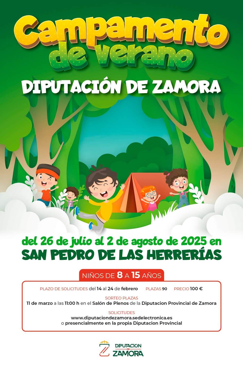 campamento san pedro de las herrerias 2025 diputacion de zamora